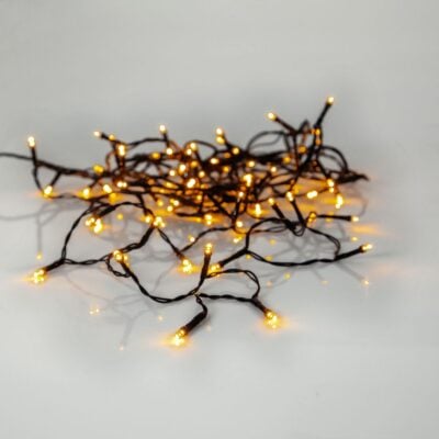 Lichtsnoer Goudkleurig Warm Wit - LED - 80 lichtbronnen - 560 cm