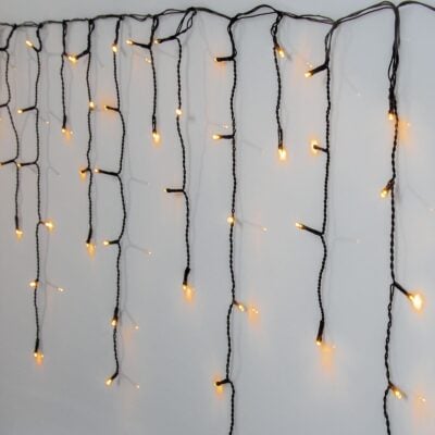IJspegelslinger Goudkleurig Warm Wit - LED - 480 lichtbronnen - 1190 cm