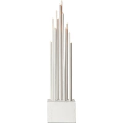 Adventsljusstake Buzz - Vit - 65.5cm