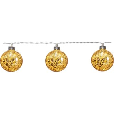 Glitterende LED-lichtslinger - 10 lampjes - 130 cm