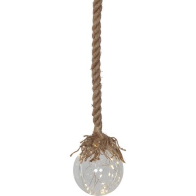 Glazen decoratie Jutta - LED - 1 lichtbron - 10 cm