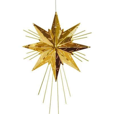 Metallstjärna Mini Luxe Mässing 36cm