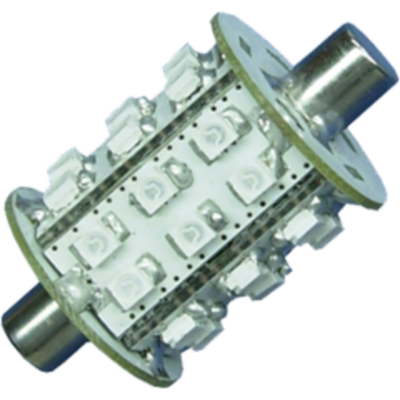 Spollampa 12V/24V 2.5W Barrel 43mm LED