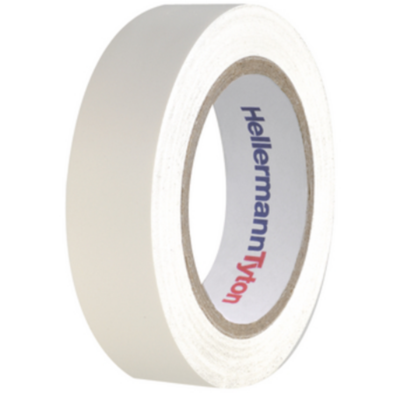Electrical tape PVC 15mm x 10m White