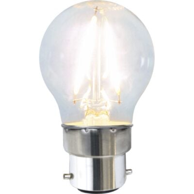 Star Trading – LED-lampa B22 G45 Clear – 1.5w – 2700K
